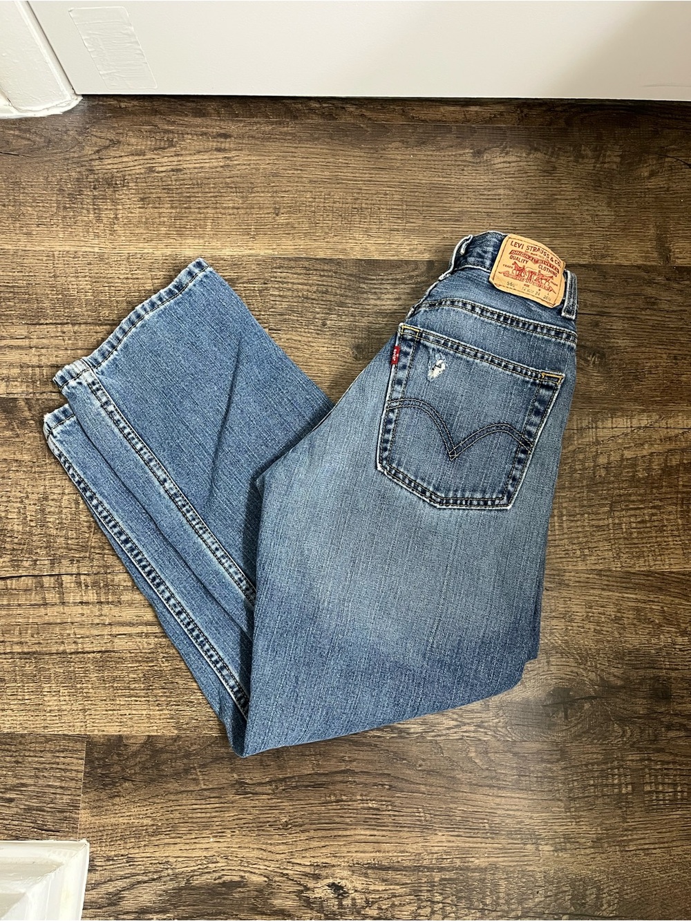 Levi's Boys Blue Classic Straight Jeans